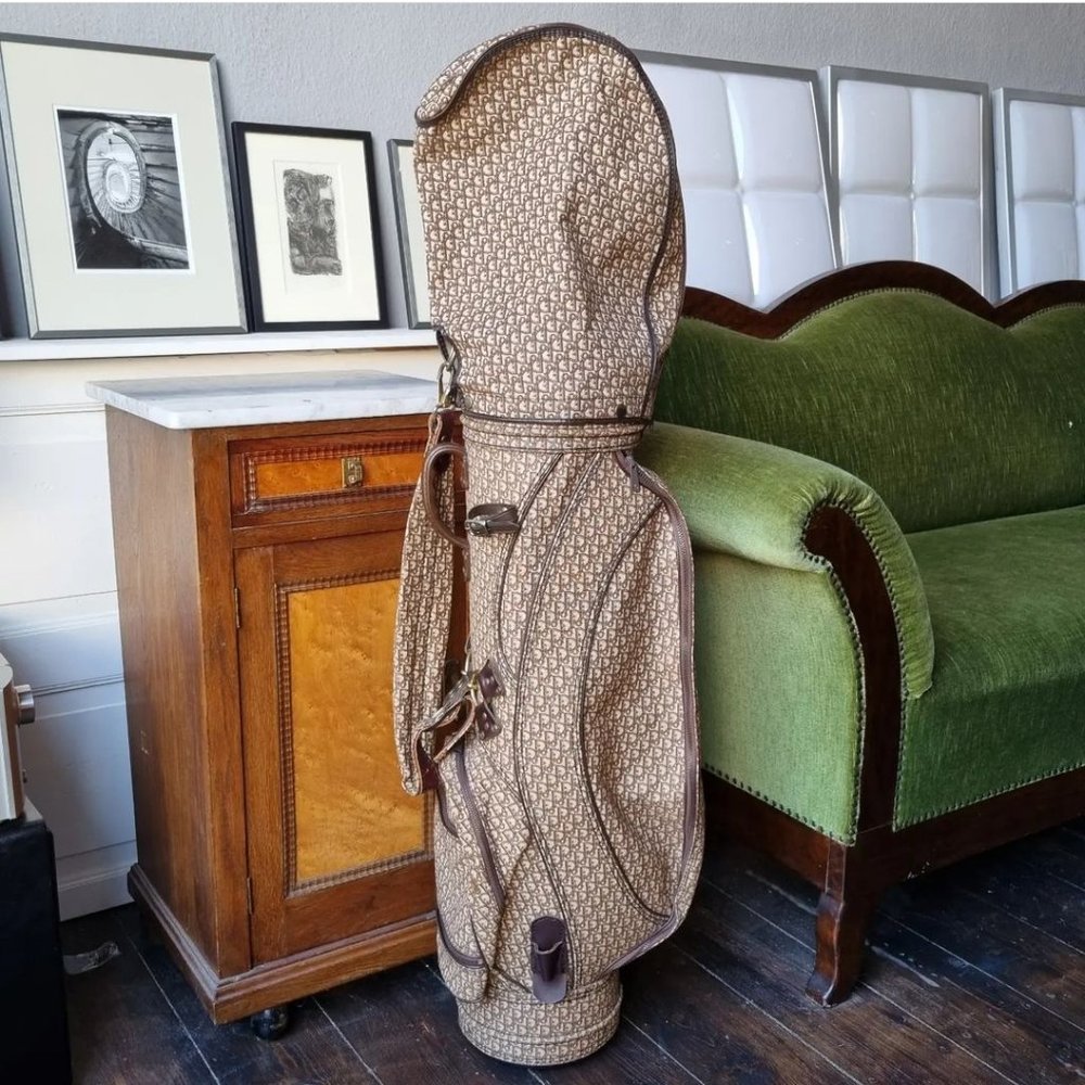Christian Dior Jacquard Monogram Golf Bag